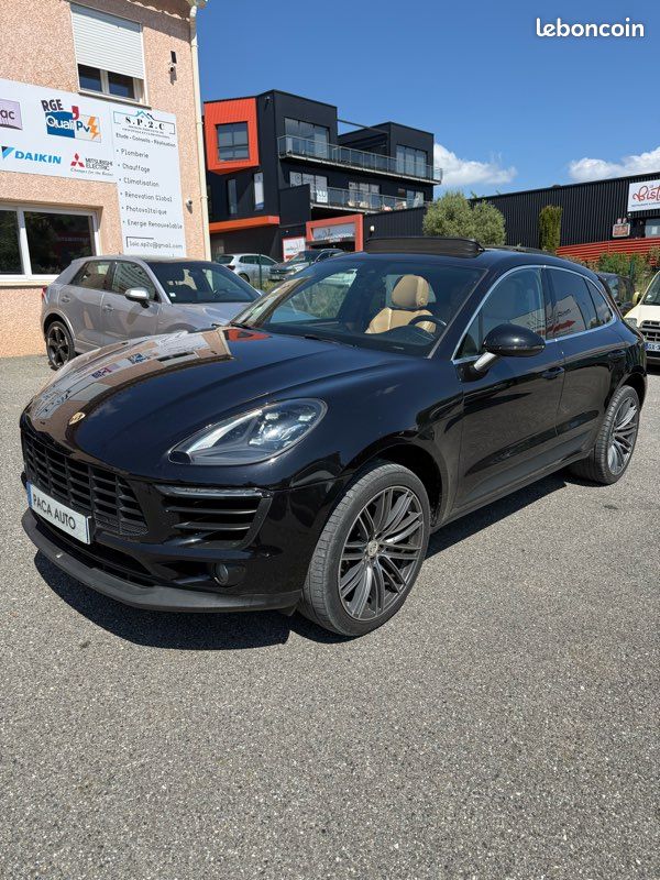Porsche macan s 3.0l 258 cv / toit ouvrant / pack sport + / phares pdls / échappement sport / sono bose / … (image 1)