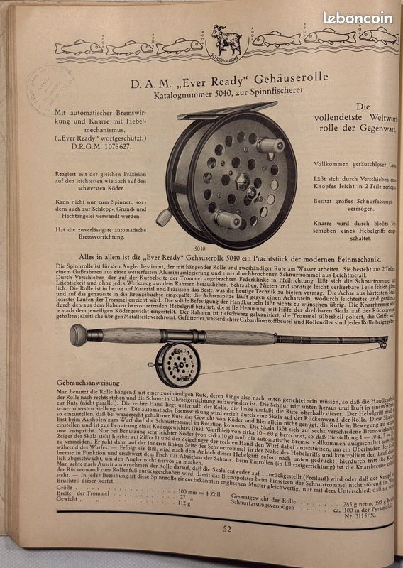 Catalogue Vintage Pêche Western 1957 - Glendale Californie - Édition Collector