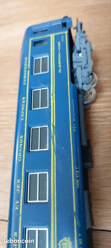 Jouef: bogie flat wagon with tarpaulin SNCB/NMBS