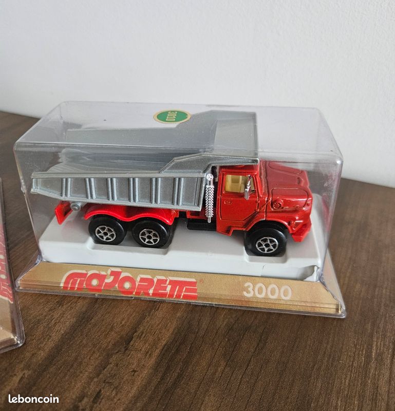 Jouet Majorette - Tractopelle Militaire Mercedes - Vintage Boîte (Occasion)