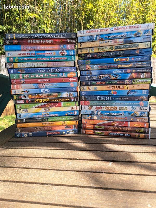 Lot de 40 dvds dessin animé (image 1)