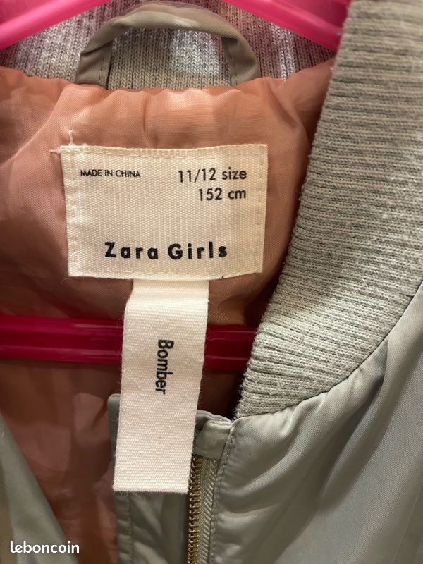 Bomber Zara kaki 11-12 ans fille (image 3)