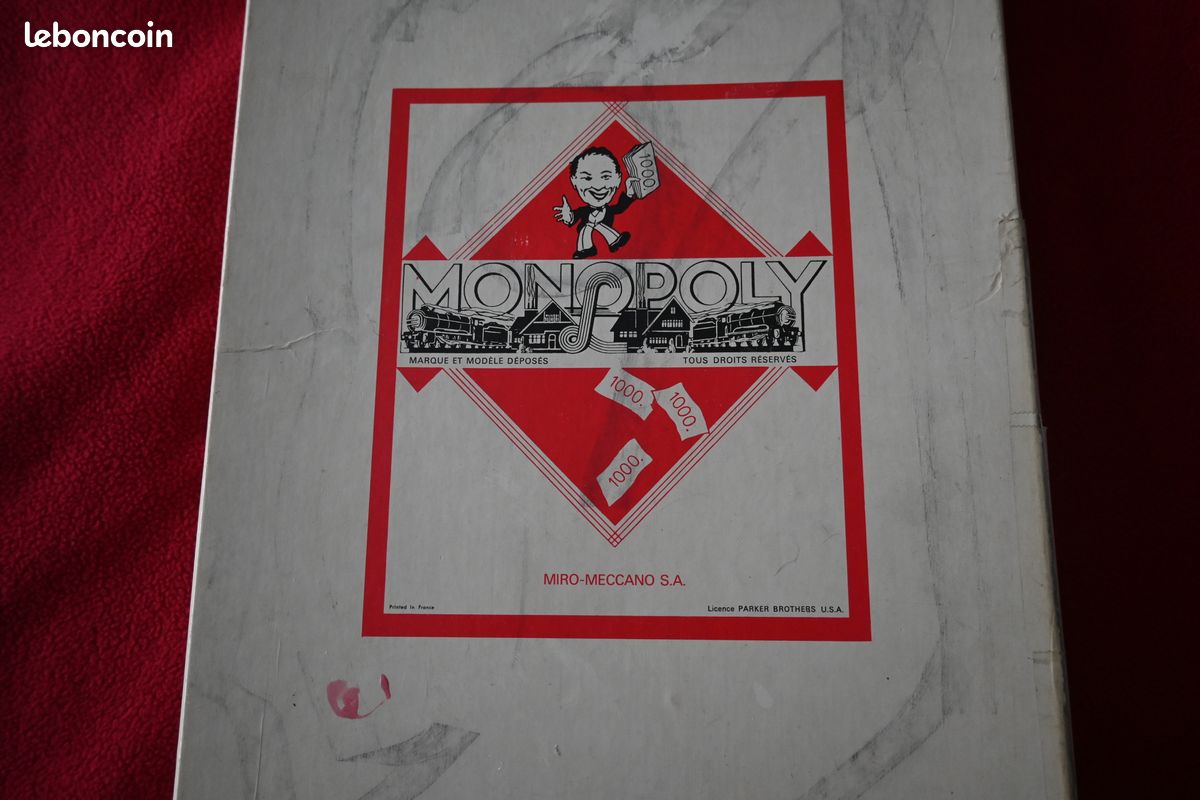 Jeu De Société Monopoly Ancien / Vintage - Édition Originale Ou Ancienne - Occasion