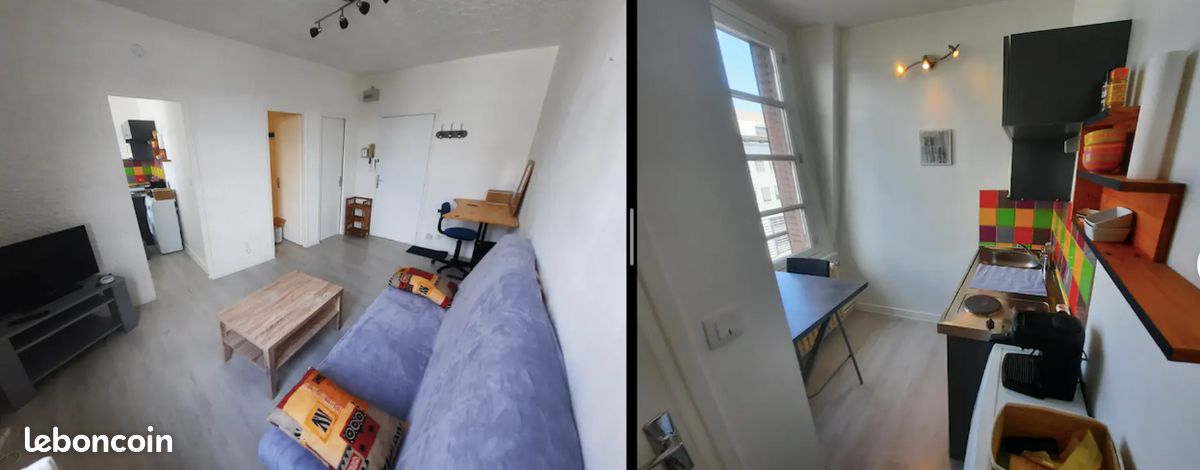 Appartement 2 pièces 24 m² · à Clermont-Ferrand · 24 m² · 600 €/mois