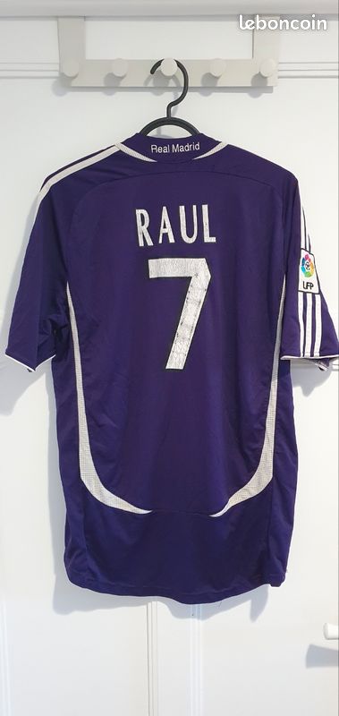 Maillot Real Madrid 2007/2008 Raúl #7 - Taille M, Occasion Très Bon état