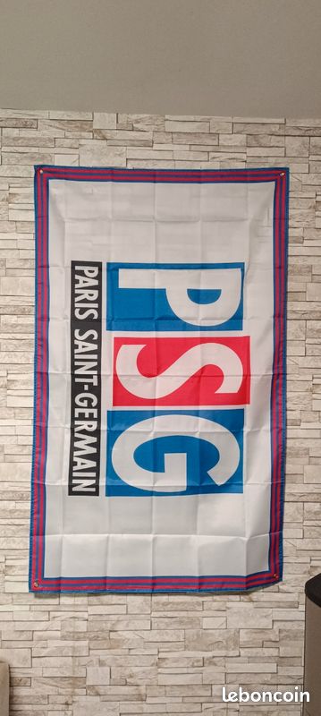 Fanion Vintage Paris Saint-Germain – Wimpel Pennant Des Années 90, Super état