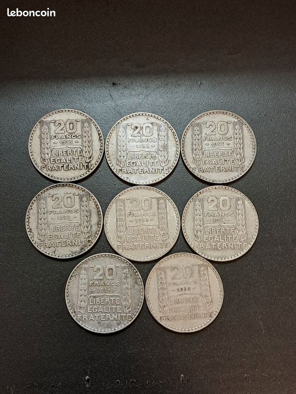 Pieces argent 20 franc turin (image 1)