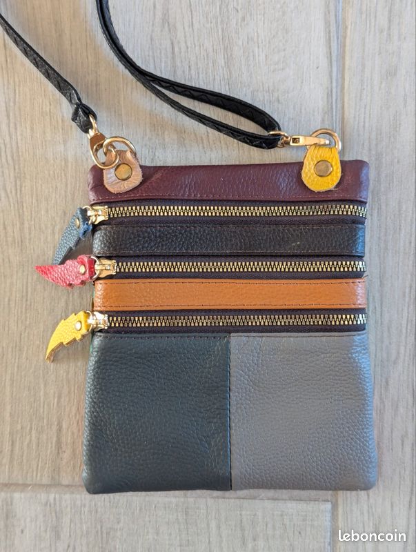 Sac bandoulière en cuir (image 4)