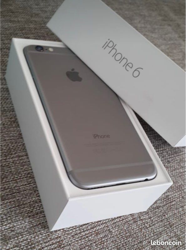 IPhone 6 16 Go gris à vendre avec accessoires fournis à prix imbattable 🚨 (image 1)
