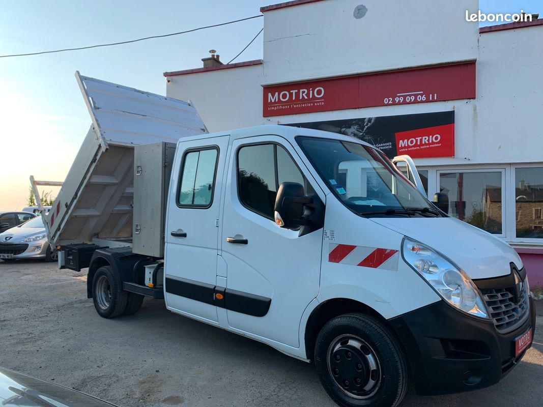 Renault master double cabine benne coffre 2.3 dci 165ch propulsion benne coffre (image 9)
