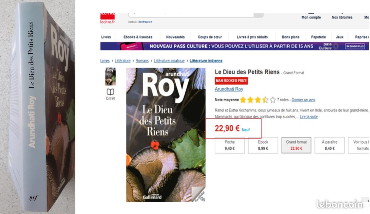 Le Dieu des Petits Riens - Grand Format - Arundhati Roy (image 3)