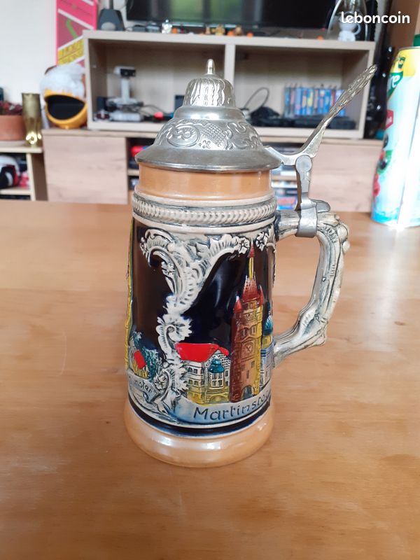 Chope à Bière NEM – Normandie – Collection – Céramique – Très Bon état