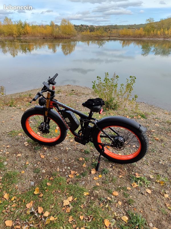 Vélo VTT fatbike Fat bike électrique double moteur 2000w (image 3)