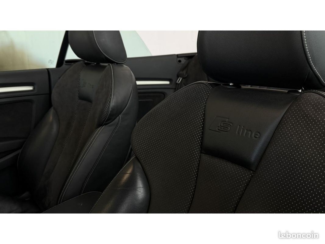 AUDI A3 Cabriolet 1.8 TFSI - 180 - BV S-Tronic 7 8V CABRIOLET S Line PHASE 1 (image 10)