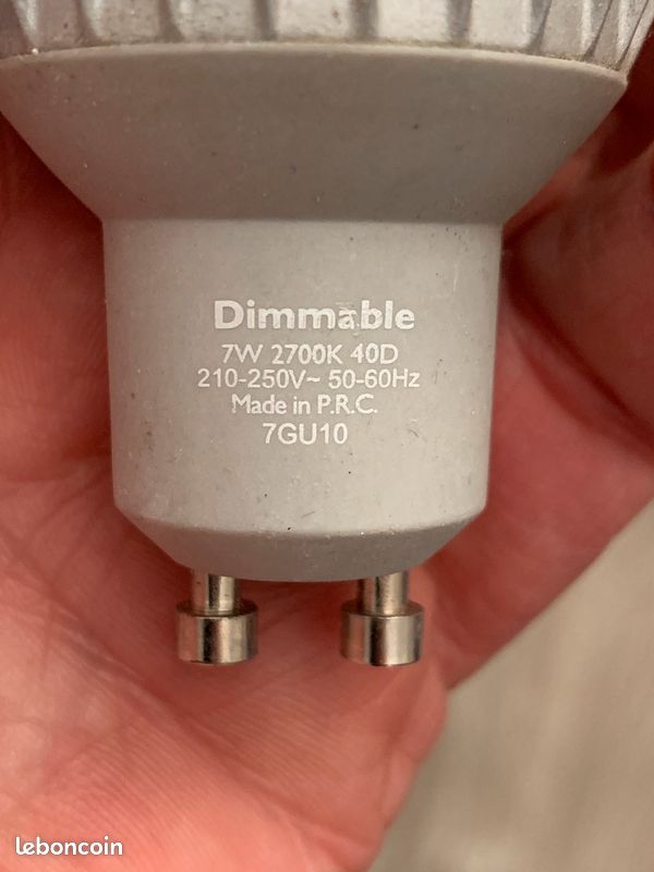 Lot de 6 ampoules LED Dimmable PHILIPS (image 2)