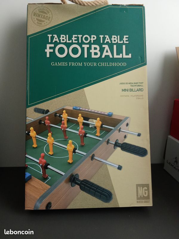 Mini baby‑foot de table – Mister Gadget – Tabletop football – Compact & portable (image 1)