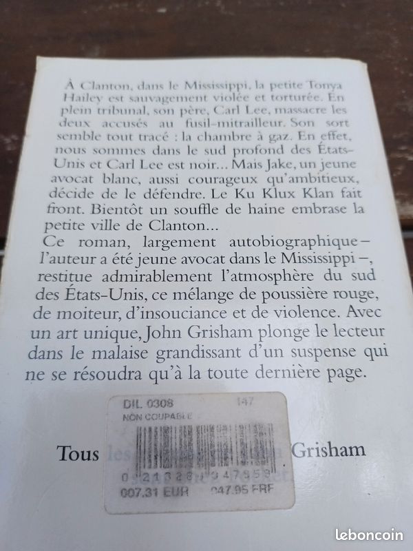 Lot de 7 romans de John Grisham (image 9)