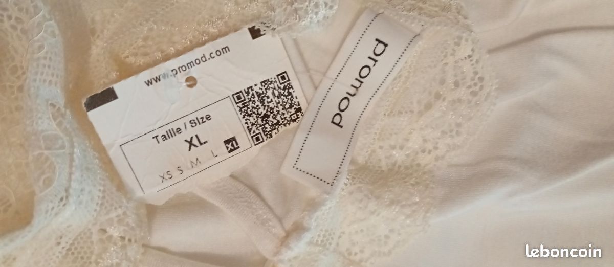Tunique femme dentelle, manche longue (image 5)