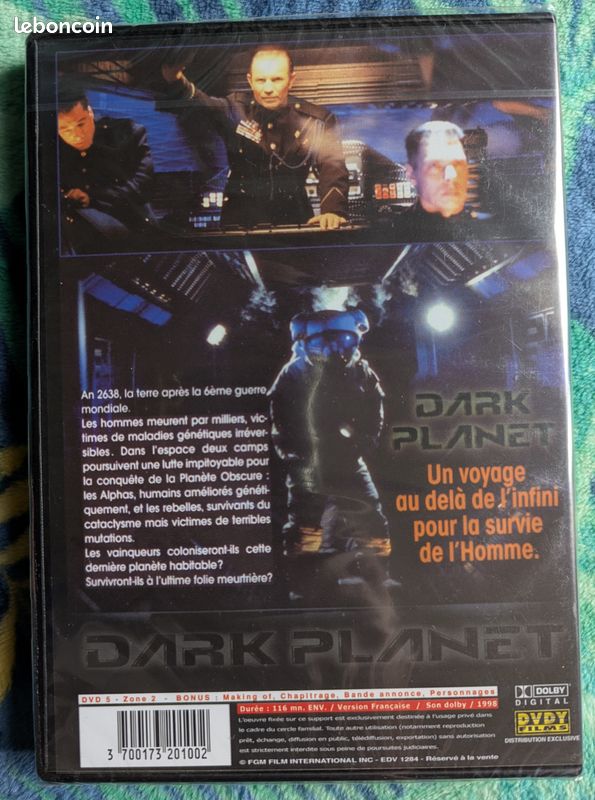 DVD film Dark Planet (neuf sous plastique) (image 2)
