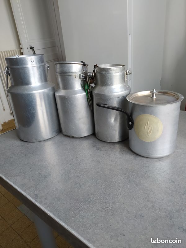 Pots à lait + casserole haute (image 1)