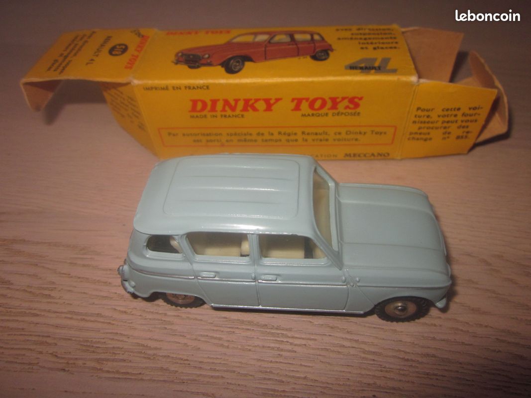 Dinky Toys ATLAS 518 - RENAULT 4 L Bleu - 1/43 - En BOITE d'Origine | UK Dinky Toys ATLAS 518 - RENAULT 4 L Bleu - 1/43 - En BOITE d'Origine | UK