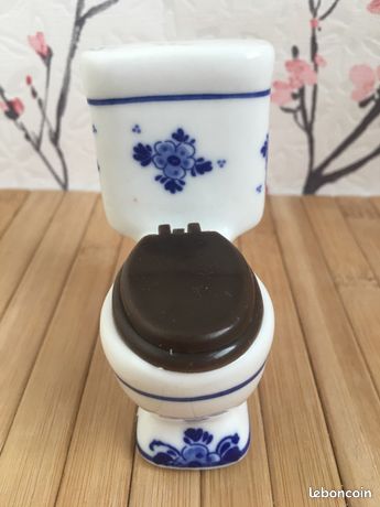 Miniature Toilette/Dinette En Porcelaine - Poupée - Ancienne - Chine/Minton?