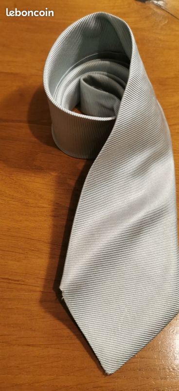Cravate En Soie Bleue Throttleman Pour Homme - Occasion
