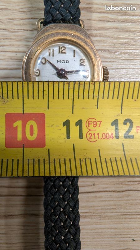 Montre Mécanique Ancre 15 Rubis Swiss Made Vintage 40 50