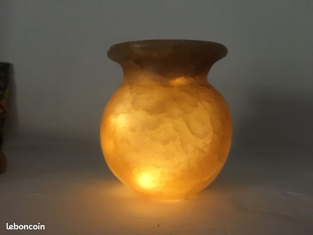 Bougeoir Simple En Albâtre Robuste, Pierre Translucide Pour Une Lueur Apaisante, Parfait Pour L'éclairage D'ambiance Et Les Cadeaux, éclairage Chaud, Plusieurs Tailles