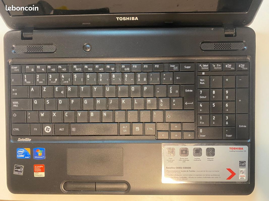 Pièces pour ordinateur portable Toshiba - Satellite /Satellite Pro - C660 - - Pièce PC Portable