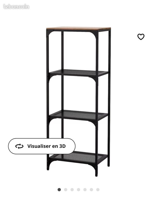 Étagère noire et bois Ikea (image 3)