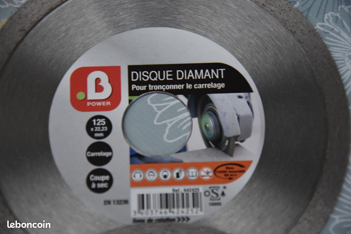 Disques Diamantés 115/125 + 1pince courbée (image 1)