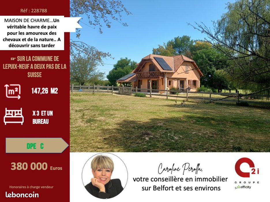 Maison 6 pièces 147 m² · à Lepuix-Neuf · 147 m² · 380 000 €