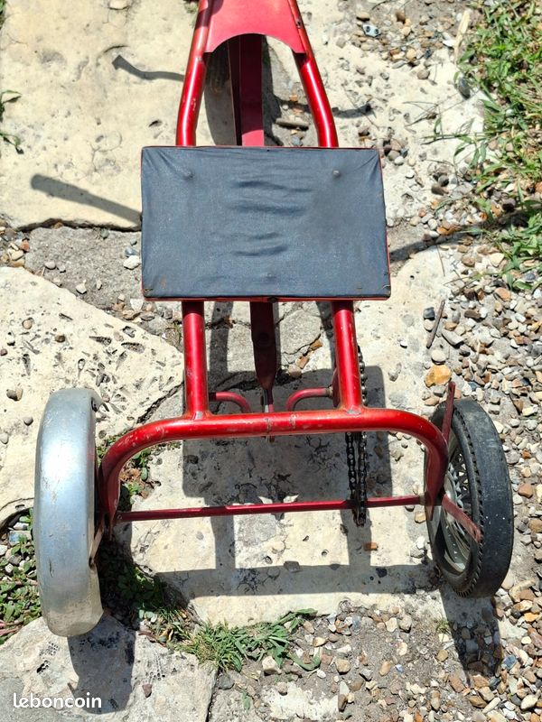 Tricycle enfant vintage en métal – années 1960/70 (image 5)