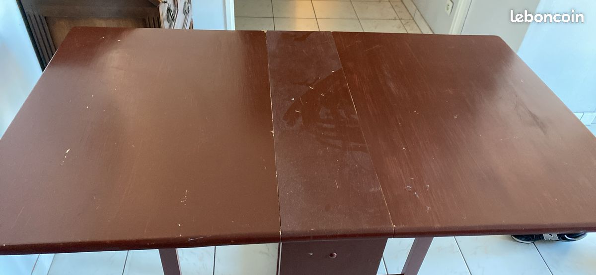 Table en bois pliante (image 2)