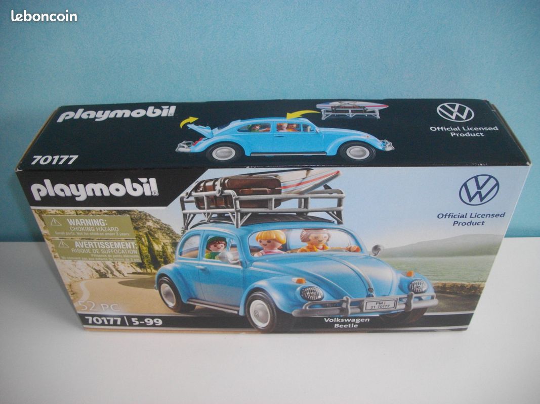 Jouet Playmobil Volkswagen Coccinelle – Original, Neuf Sous Blister