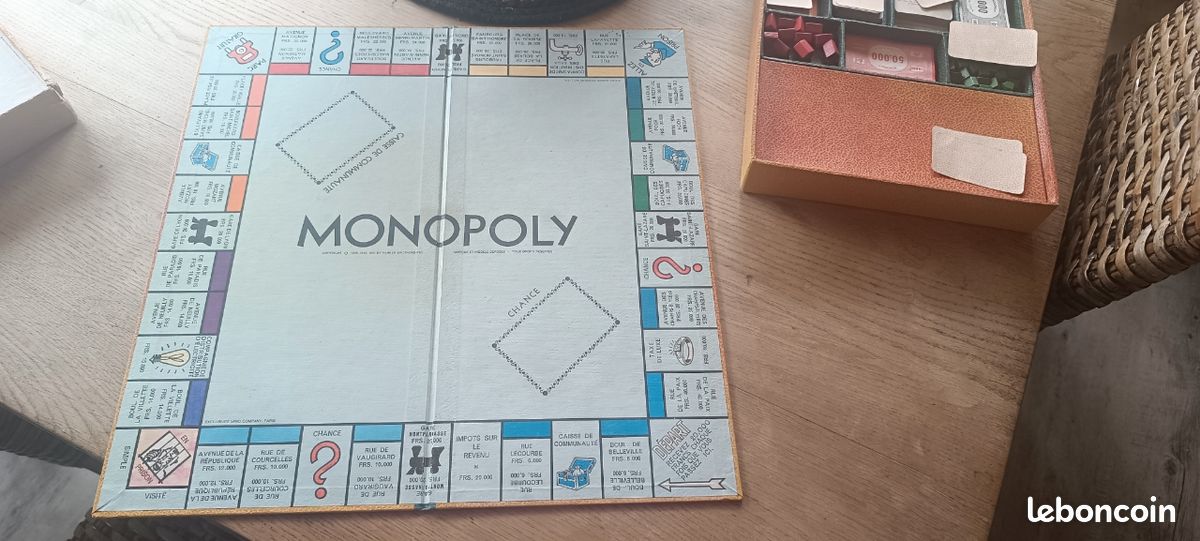 Monopoly Vintage Miro - Jeu De Société Complet - Pions Rares - Collection