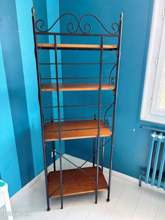 Etagère 4 plateaux - fer forgé (image 3)