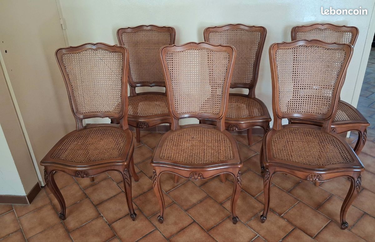 Lots 6 chaises (image 1)