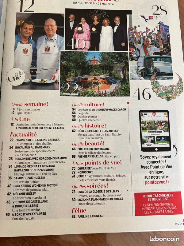 Lot de deux magazines point de vue (image 2)