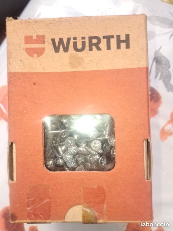5 boîtes vis wurth 4x70 - Bricolage