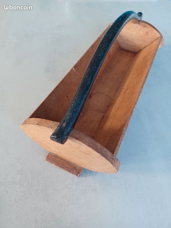 Ancienne Caisse à Outils Vide En Bois - Dimensions 41 X 16,5 X 7,5 Cm - Très Bon état