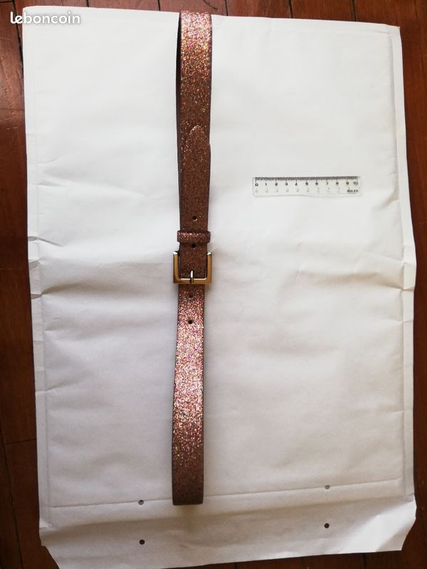 Ceinture Caroll - taille 90cm/95cm - Rose pâle brillante (image 1)