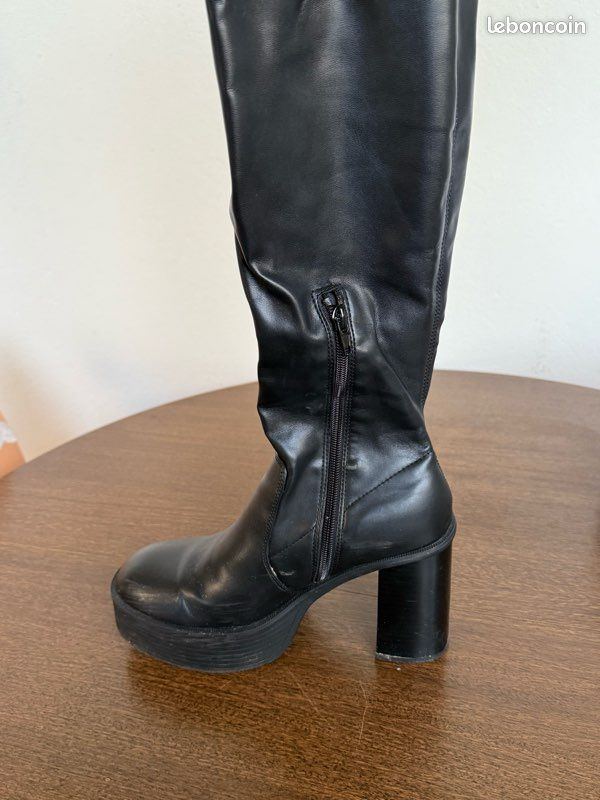 Cuissardes à plate-forme en cuir PIMKIE Taille 39 Chaussures