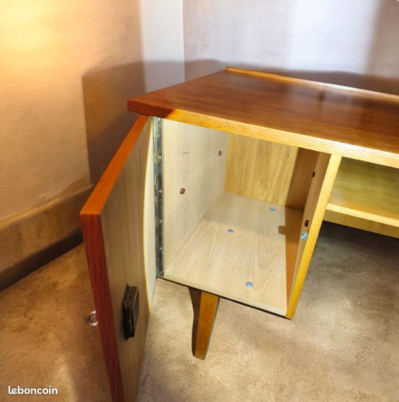 🎀 Bureau vintage scandinave années 60 – Parfait État (image 4)
