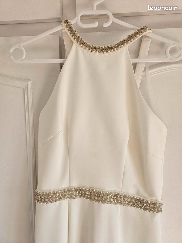 Robe de mariée taille 36 crème/ivoire (image 2)