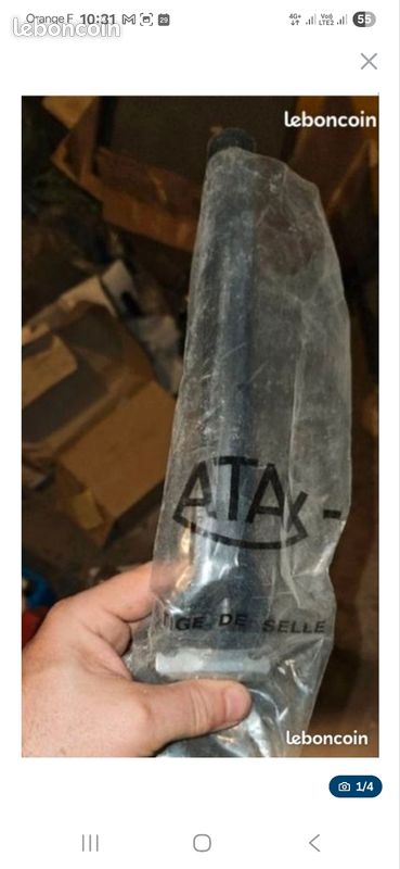 Tige De Selle Vintage 24mm Pour Cadre Français Peugeot, Alliage Aluminium, Années 80, Eroica