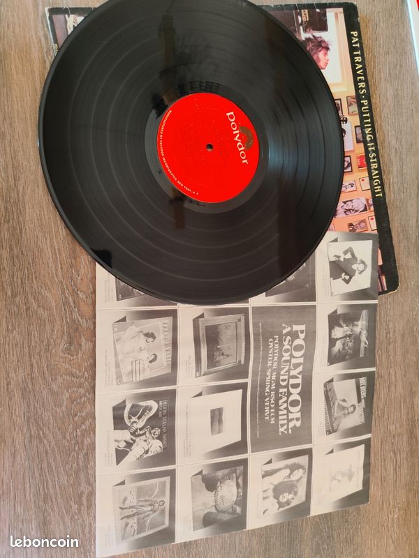 Disque vinyle 33tours de pat travers (image 3)