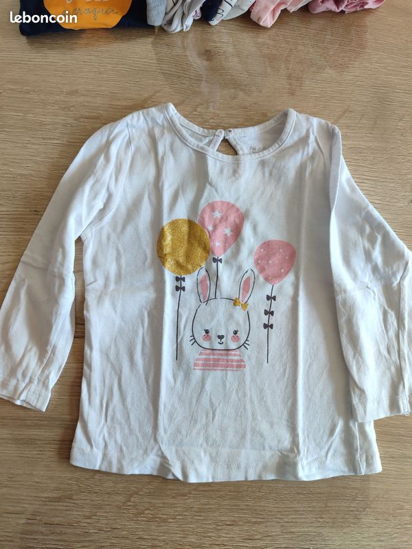 Tee shirt fille Pat & Ripaton 18 mois (image 7)