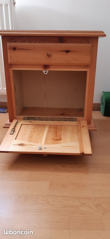 Meuble de chevet pin (image 2)